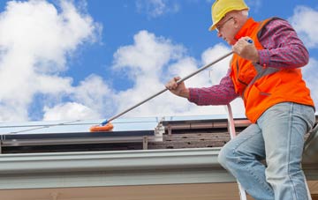 West Curry soft wash roof cleaning